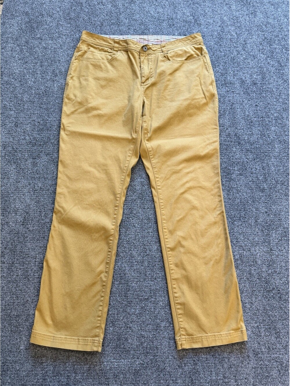 Exofficio Pants Mens 34 Dull Mustard Chino Lightweight Outdoors Hiking Camping